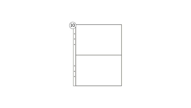 6×8 Pocket Page Protector (4×6 pockets), 1 of 1
