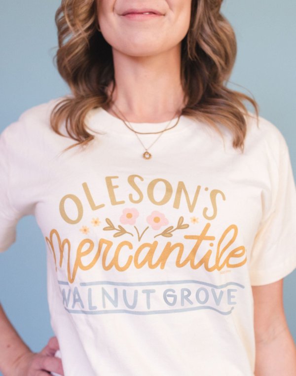 Oleson's Mercantile Tee - Ivory, 3 of 4