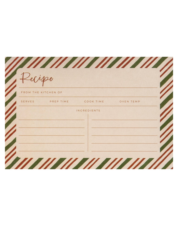 Candy Stripe Recipe Card, 2 of 2
