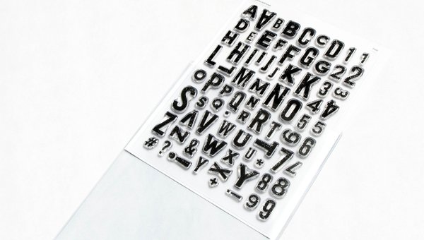 Stamp Set : 6×8 Honey & Spice Alpha, 2 of 2