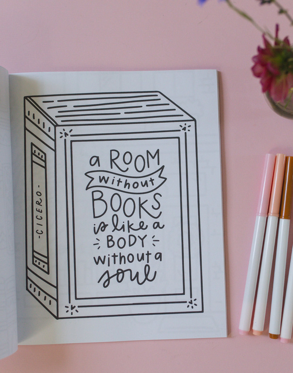 Book Lover Coloring Book , 3 of 8