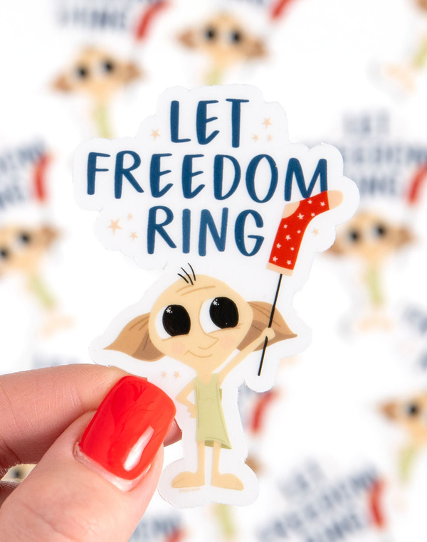 Let Freedom Ring Clear Decal Sticker, 1 of 3