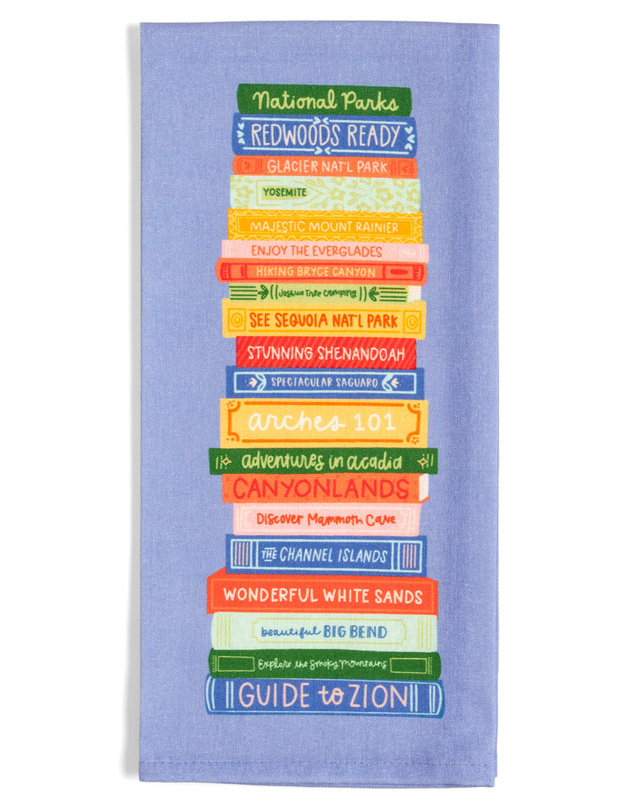National Parks Book Stack Tea Towel, 6 of 6