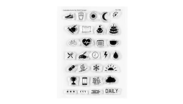 Stamp Set : 3×4 Calendar Icons, 1 of 2