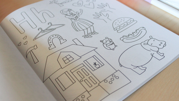 Alphabet Coloring Book, 5 of 6