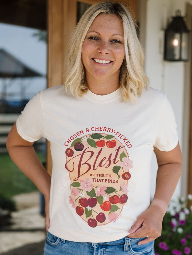 Chosen & Cherry Picked Faith Tee - Ivory, 1 of 5