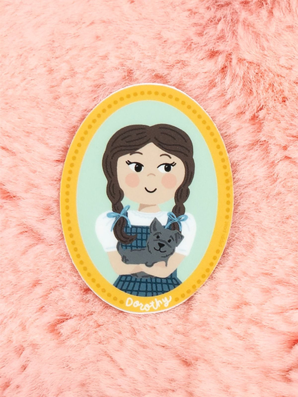 Wizard of Oz Dorothy Portrait Decal Sticker, 2 of 3