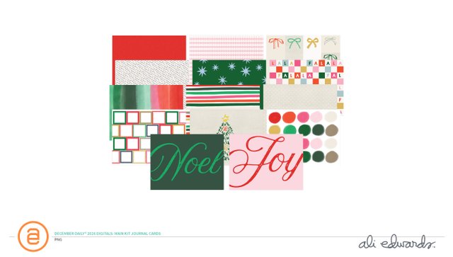December Daily® 2026 Digital Main Kit Paper Pack, 1 of 1