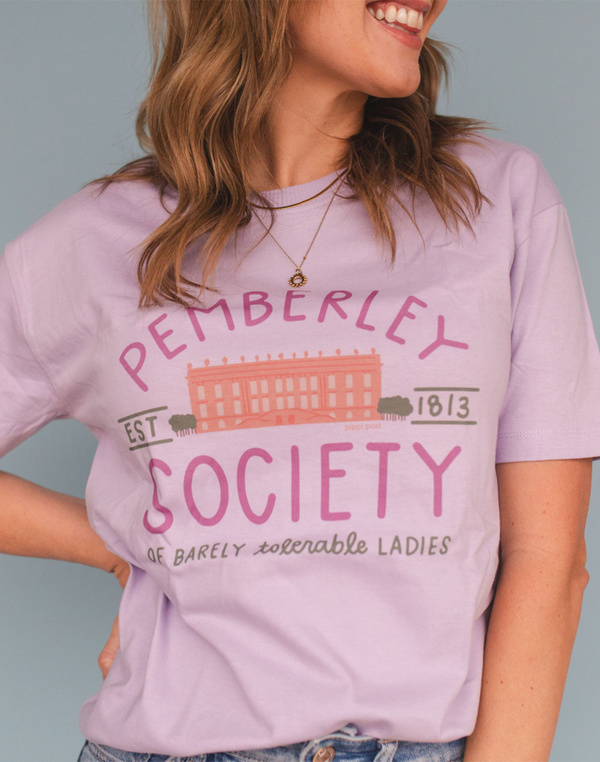 Pemberley Society - Pippi Tee - Lilac, 3 of 4