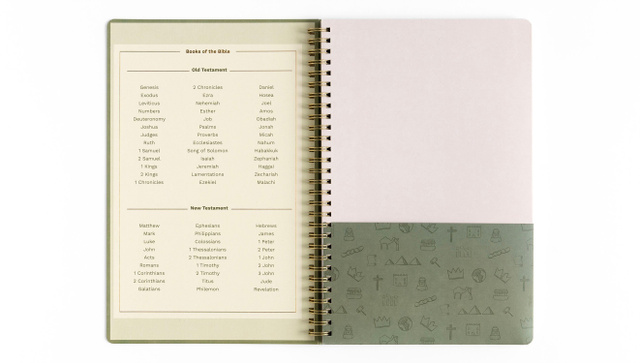 Notebook - Olive with Maps, 2 of 10