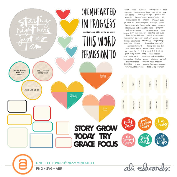 One Little Word® 2022 Digital Mini Kit #1, 1 of 1