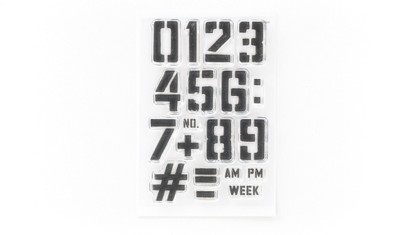Numbers Are Awesome #11 4×6 Stamp Set, 1 of 2