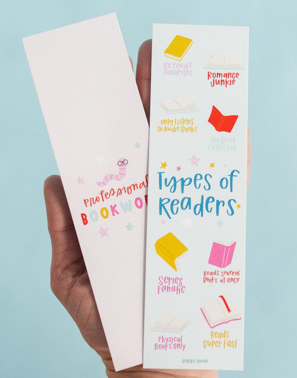 Types of Readers Bookmark Set, 1 of 3