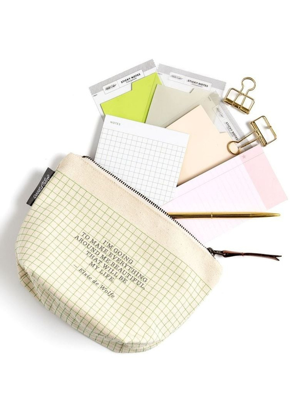 Beautiful Canvas Zip Pouch, 4 of 5