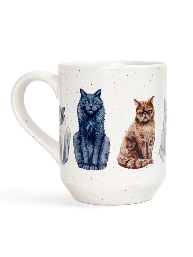 Feline Friends Cats 14oz Ceramic Coffee Mug, 2 of 2