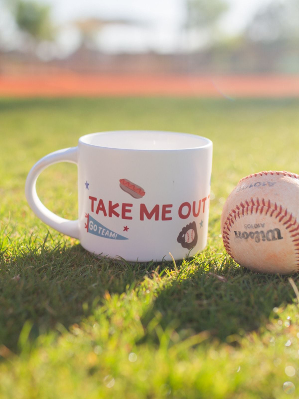Take Me Out To The Ballgame Large Ceramic Mug, 1 of 6