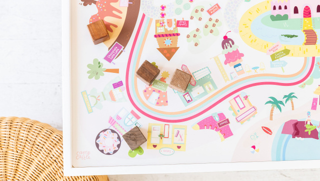 Table Top Rainbow Land Play Mat, 5 of 8