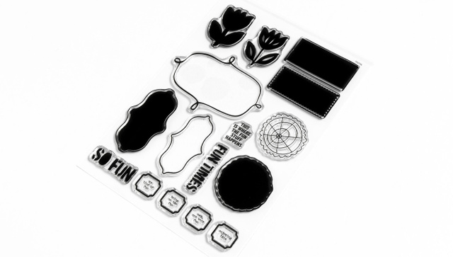 Stamps Are Fun 6×8 Stamp Set - January 2025 , 2 of 2