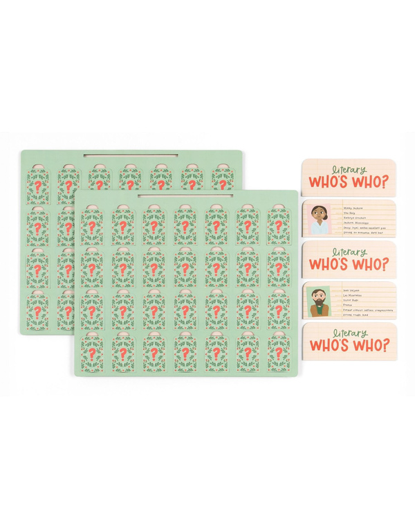 Literary Who's Who - Clues & Guessing Game, 9 of 10
