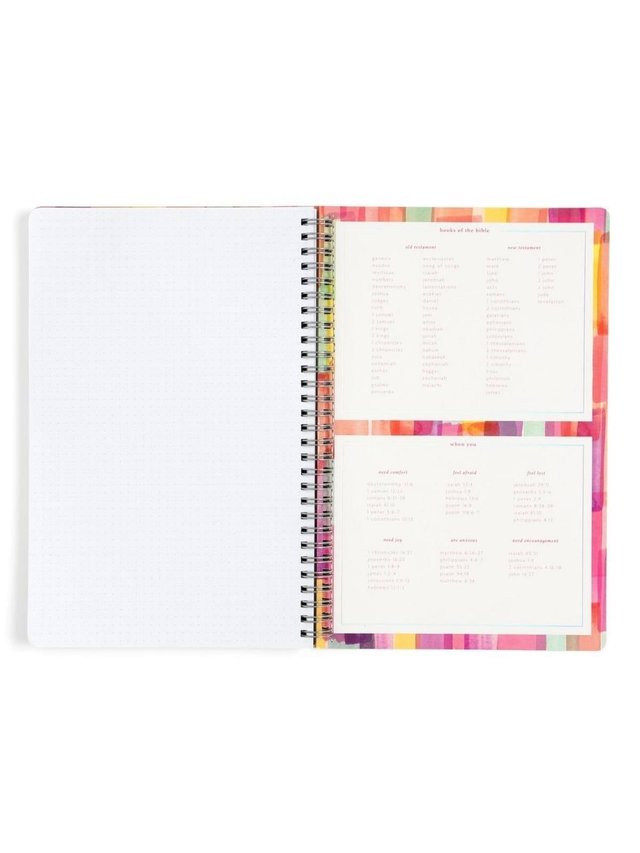 Hot Pink Bible Study Spiral Notebook by Girl, Open Your Bible!, 6 of 7