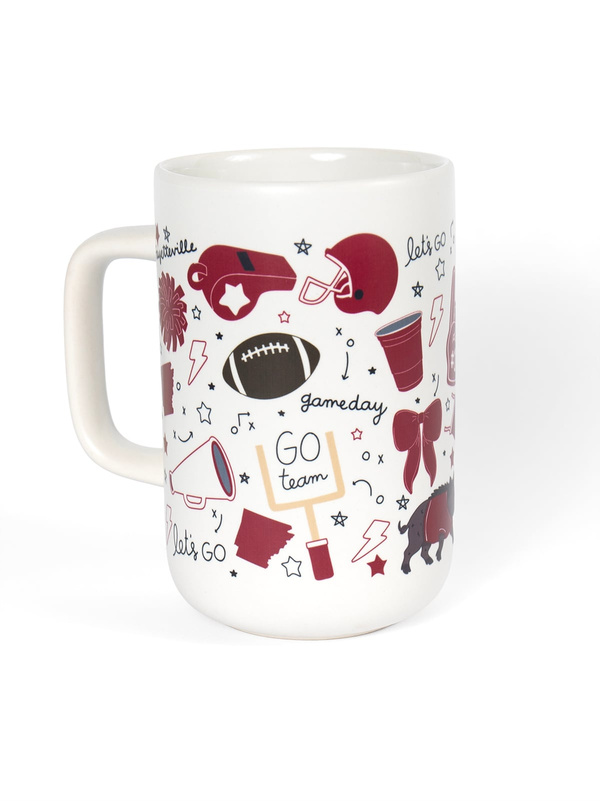Fayetteville Football Game Day Tall Ceramic Mug, 2 of 3