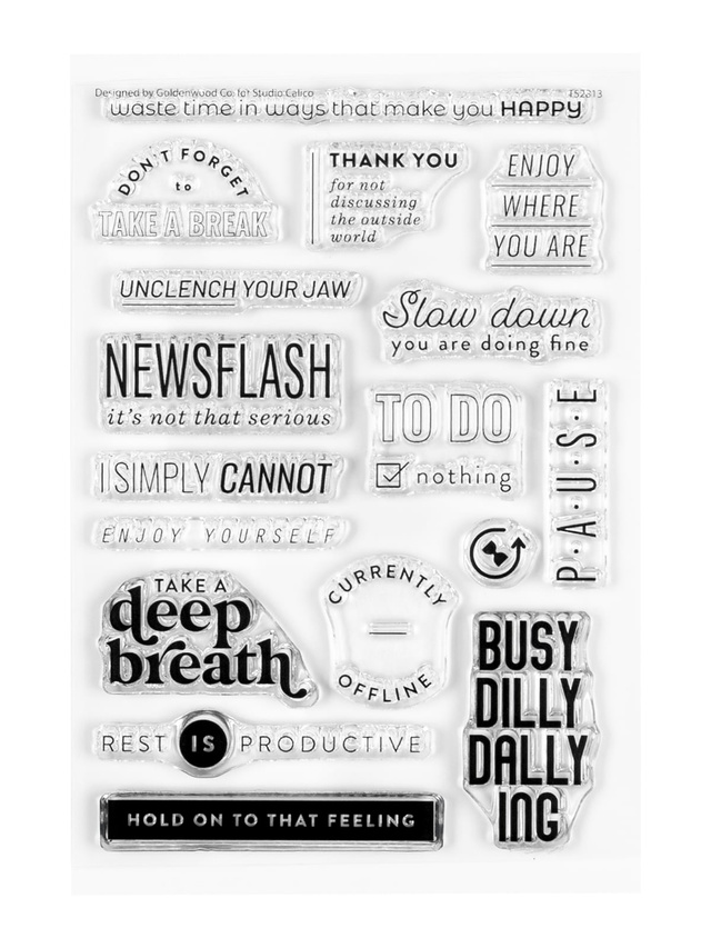 Stamp Set : Slow Down by Goldenwood Co, 1 of 5