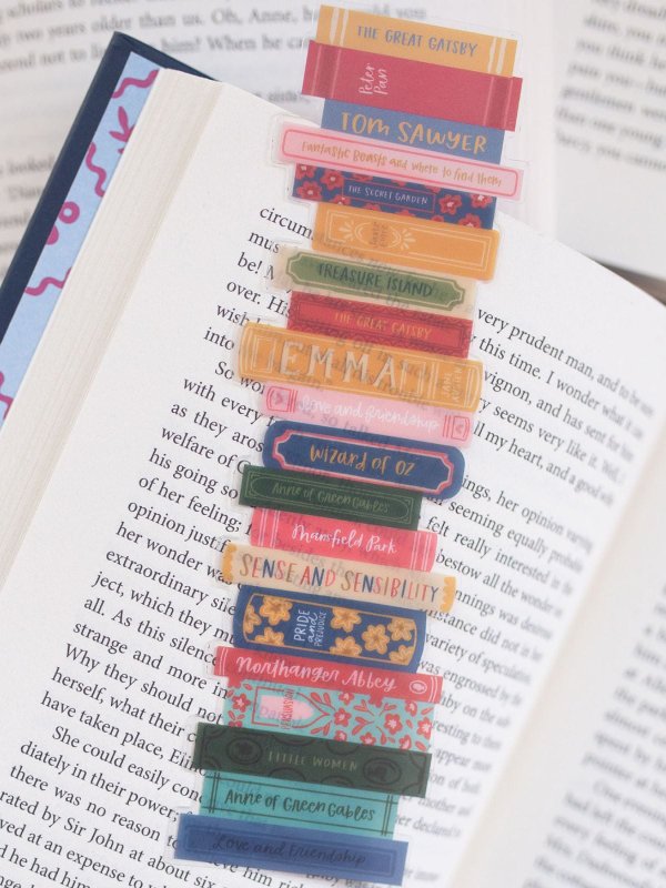 Book Stack Transparent Bookmark, 1 of 4