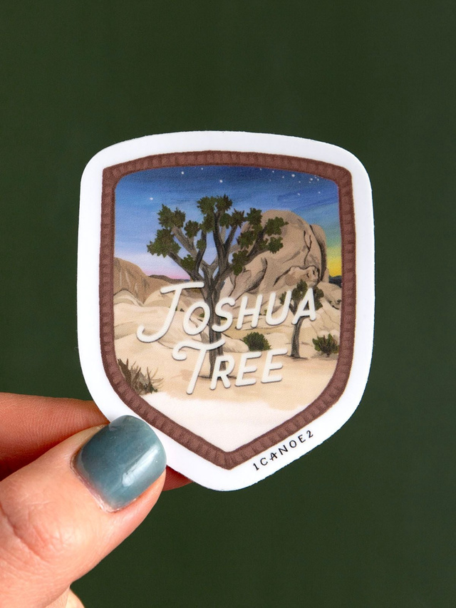 Joshua Tree National Park Badge Decal Sticker, 1 of 2