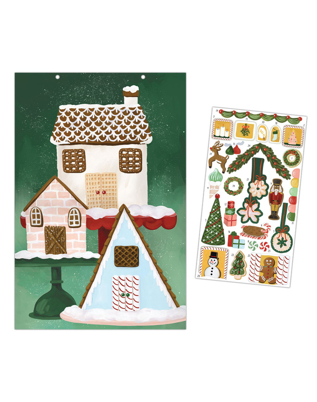 Christmas Countdown Calendar - Gingerbread Village, 2 of 6