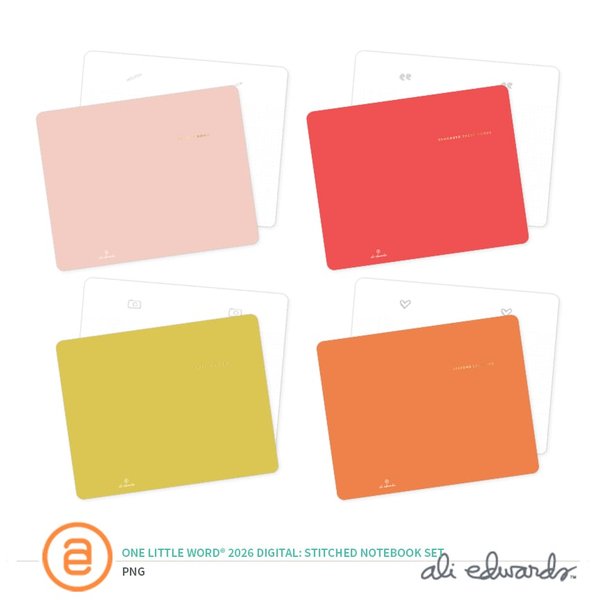 One Little Word® 2026 Digital Stitched Notebook Set, 1 of 1