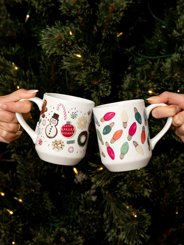 Sweet Holiday Christmas Cookies & Candy 14oz Ceramic Coffee Mug, 4 of 4