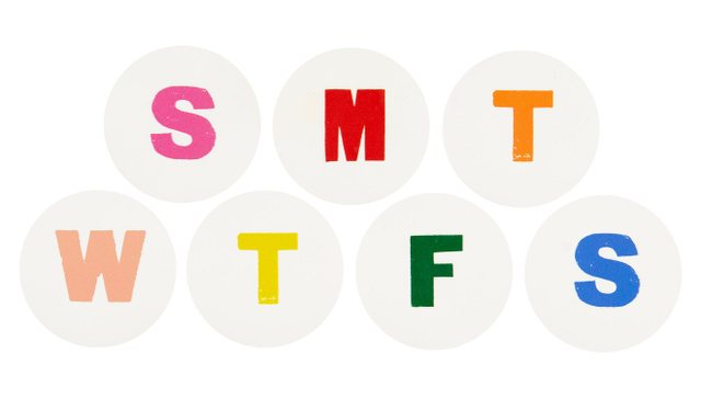 Weekdays Pleather Circles, 1 of 3