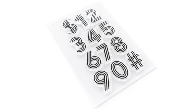 Numbers Are Awesome #21 4×6 Stamp Set, 2 of 2