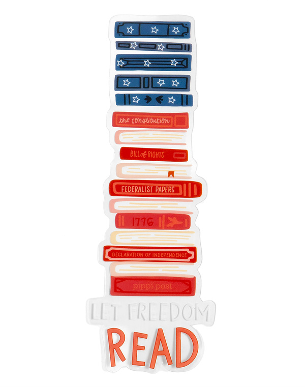 Let Freedom Read Transparent Bookmark, 4 of 4