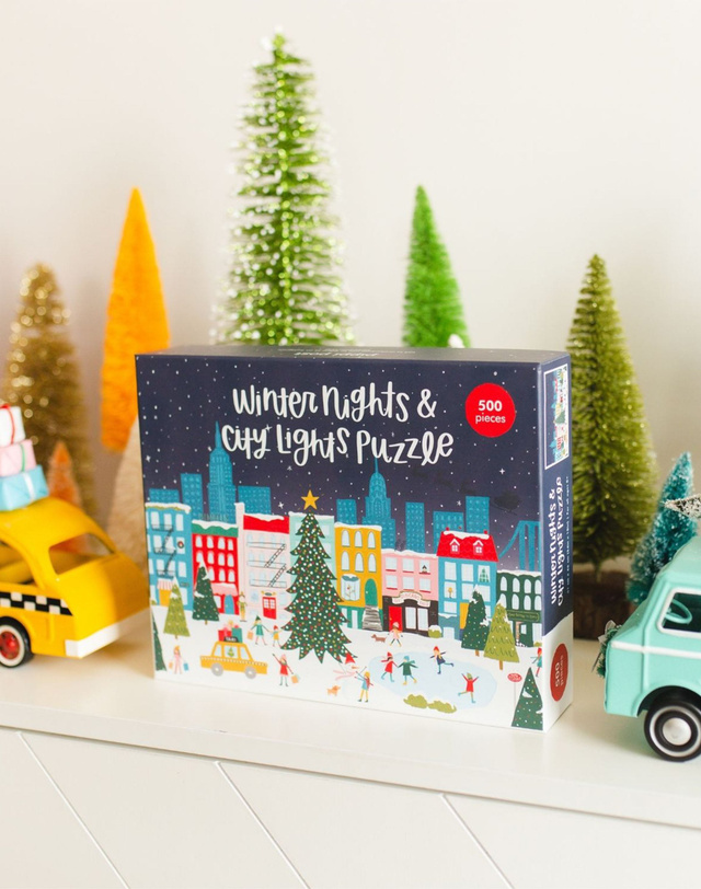 Winter Nights & City Lights - 500 Piece Jigsaw Puzzle, 1 of 8