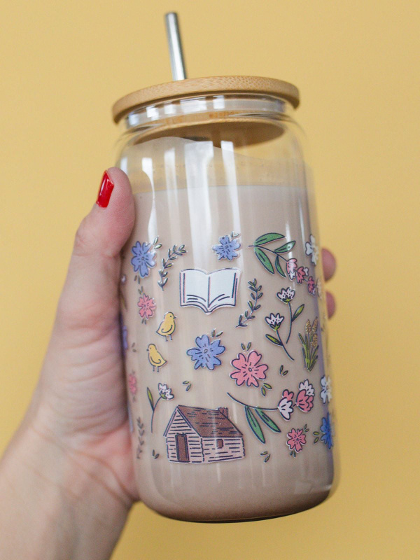 Little House on the Prairie Glass Can, 1 of 3