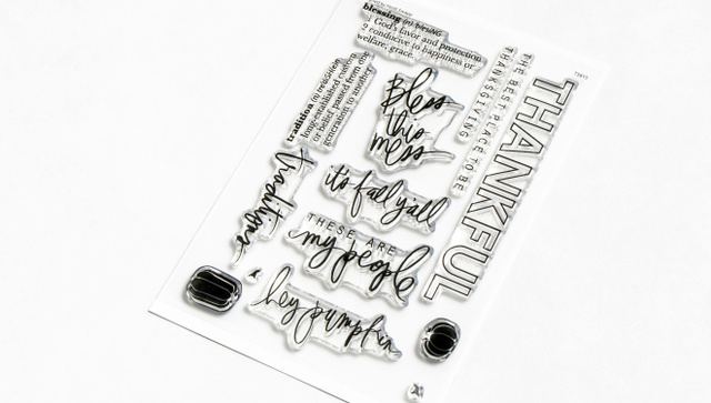 Stamp Set : 4×6 Thankful, 2 of 2