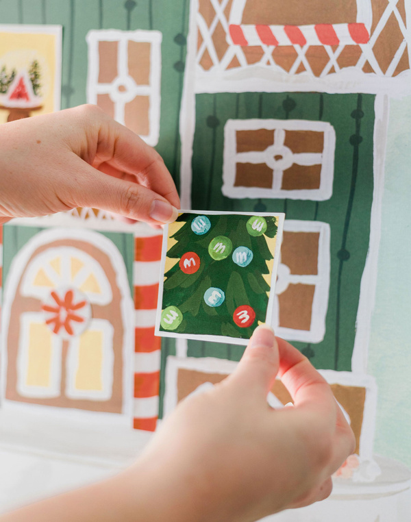Christmas Countdown Calendar - Gingerbread House, 6 of 8