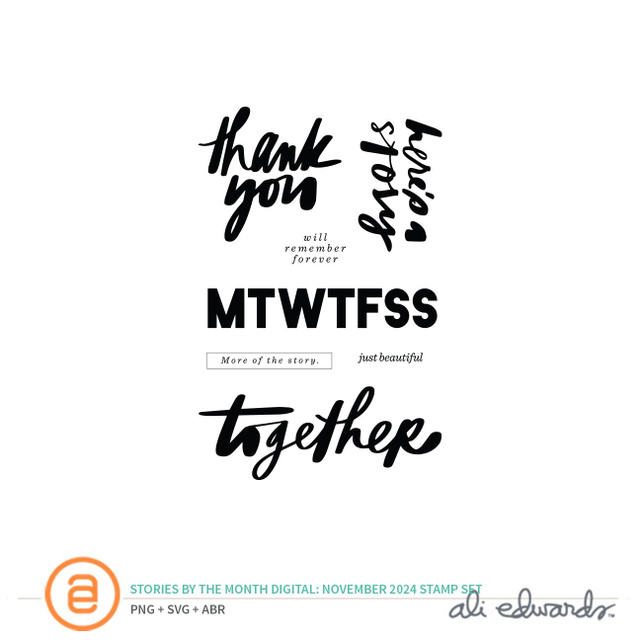 November 2025 3×4 Digital Stamp Set, 1 of 1