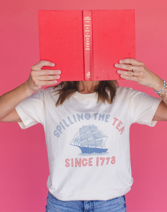Spilling The Tea Tee - Ivory, 2 of 4