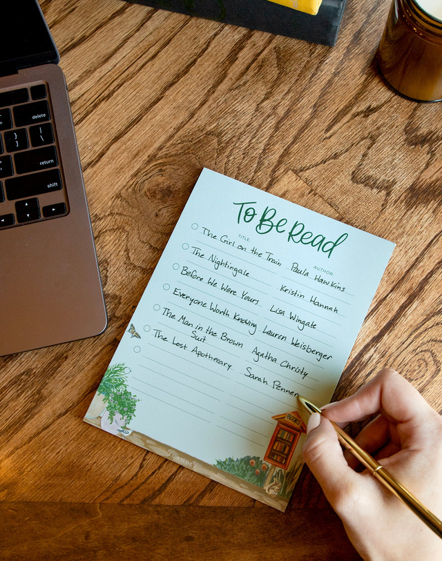 To Be Read Notepad, 1 of 2