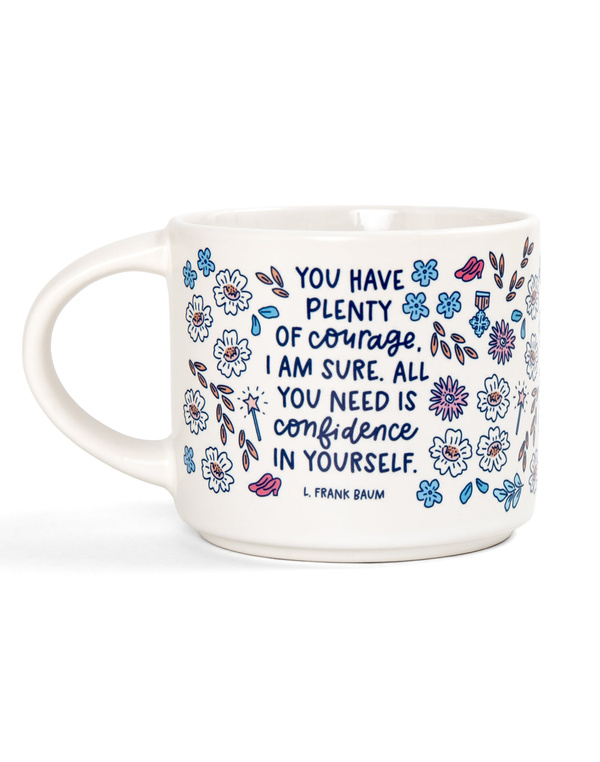 Plenty of Courage Wizard of Oz Large Ceramic Mug, 4 of 4