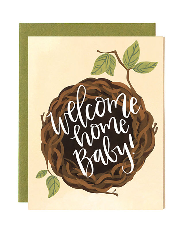 Nest Baby Greeting Card, 1 of 1