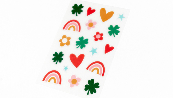 Lucky Clover Stickers by Pippi Post, 2 of 2
