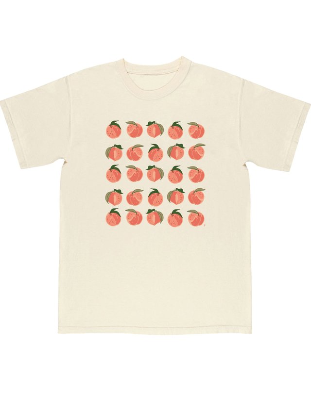 Peach Blossom Tee - Ivory, 3 of 4
