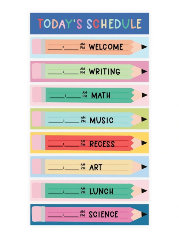 Class Schedule Paper Die Cuts, 2 of 2