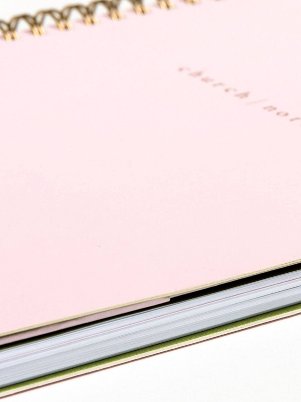 Blush Pink Bible Study Spiral Notebook, 2 of 11