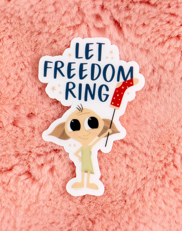 Let Freedom Ring Clear Decal Sticker, 2 of 3