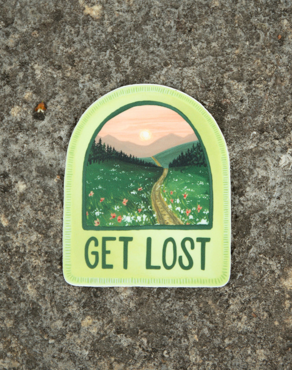 Get Lost Decal Sticker, 2 of 2
