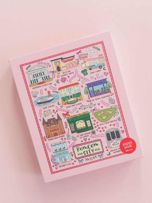 Rom Com City Map - 500 Piece Jigsaw Puzzle, 2 of 6